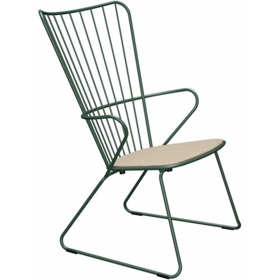 HOUE Paon Outdoor Lounge Chair - Pine Green
