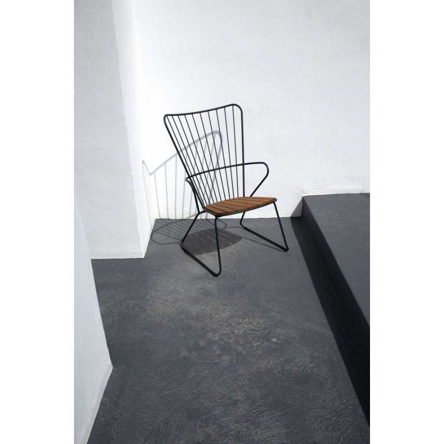 HOUE Paon Outdoor Lounge Chair - Black