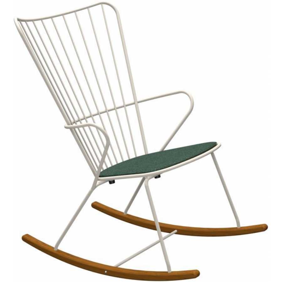 HOUE Paon Outdoor Rocking Chair - White