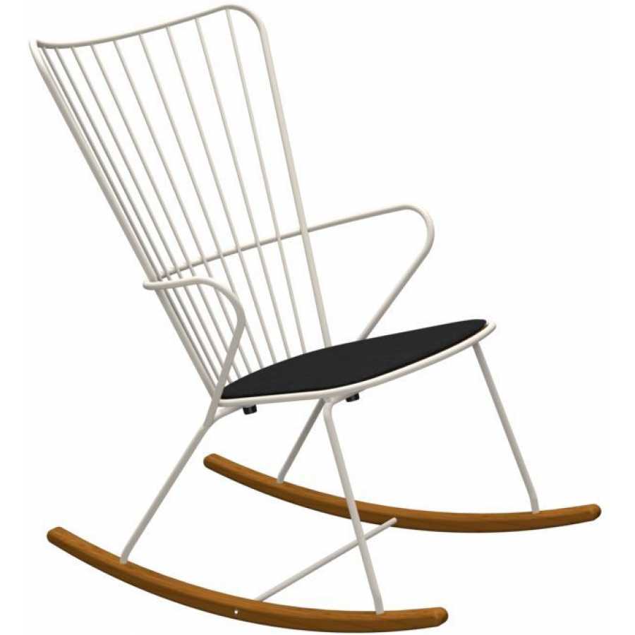 HOUE Paon Outdoor Rocking Chair - White