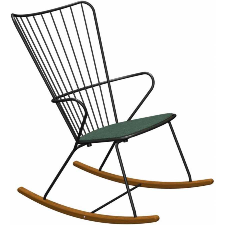 HOUE Paon Outdoor Rocking Chair - Black