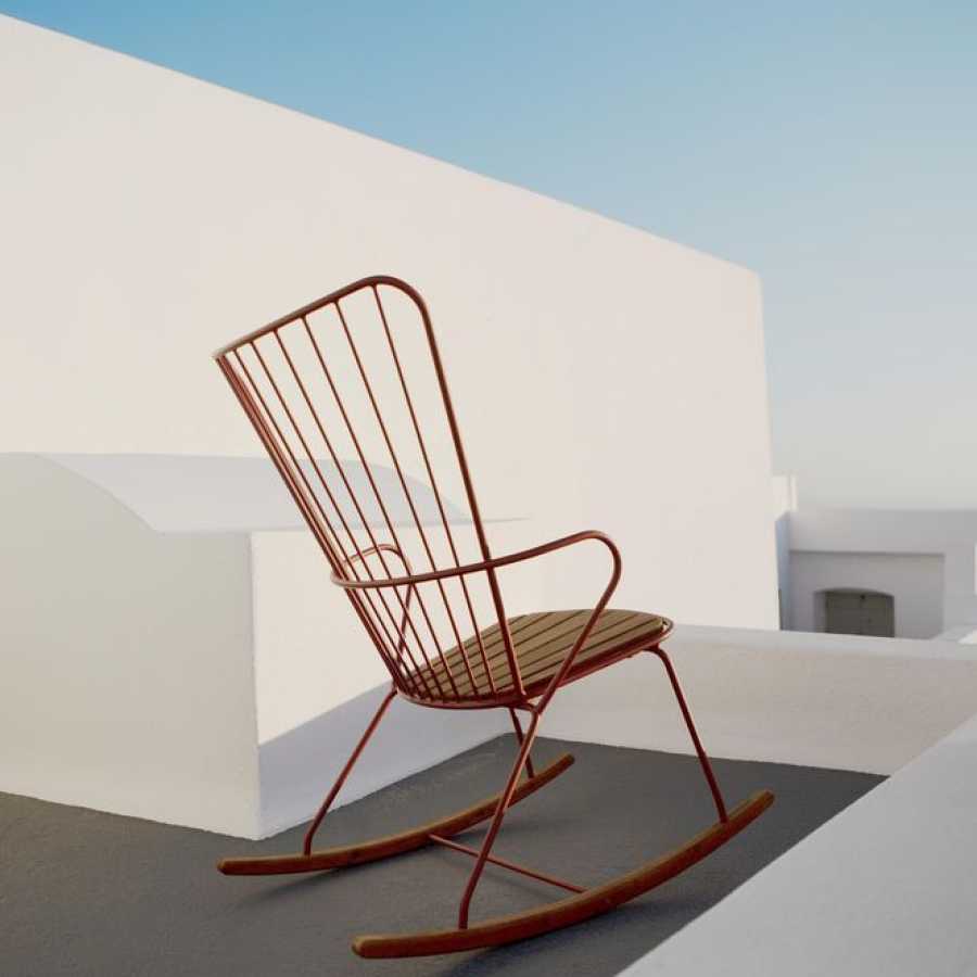 HOUE Paon Outdoor Rocking Chair - Paprika