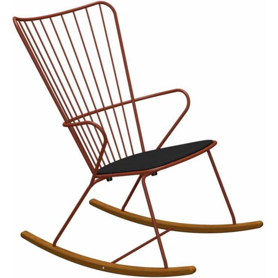 HOUE Paon Outdoor Rocking Chair - Paprika