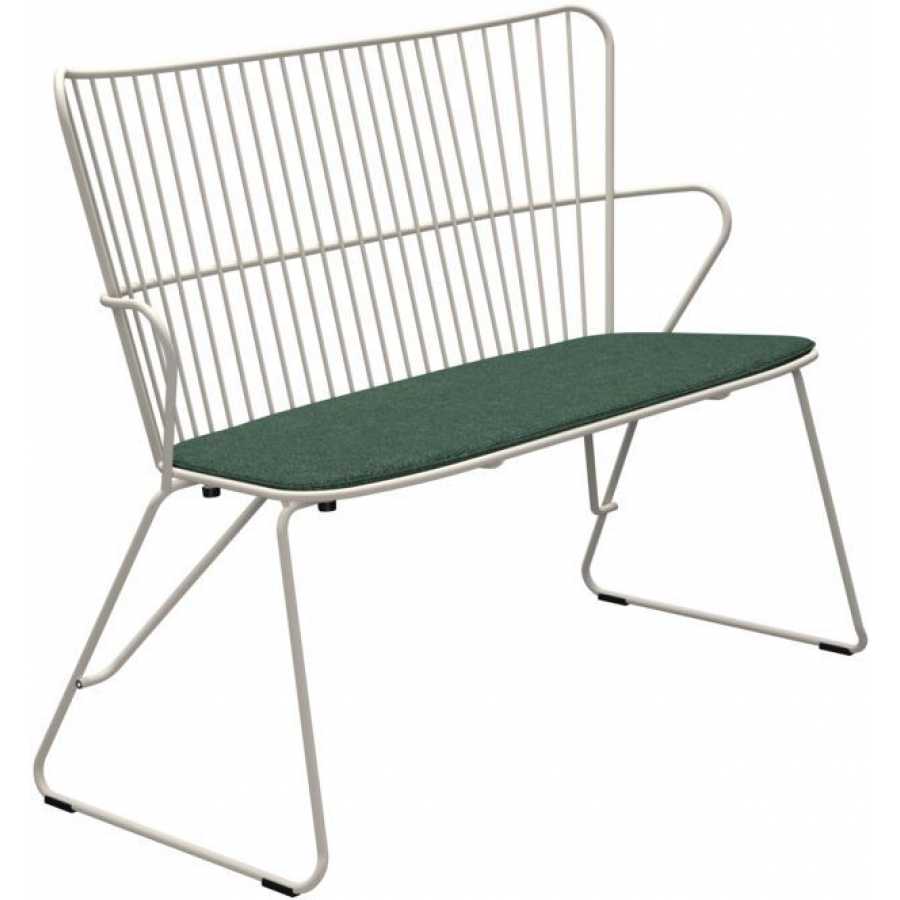 HOUE Paon Outdoor Bench - White