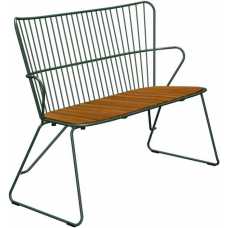 Houe Paon Outdoor Bench - Pine Green