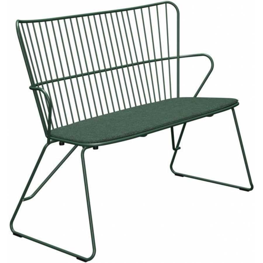 HOUE Paon Outdoor Bench - Pine Green