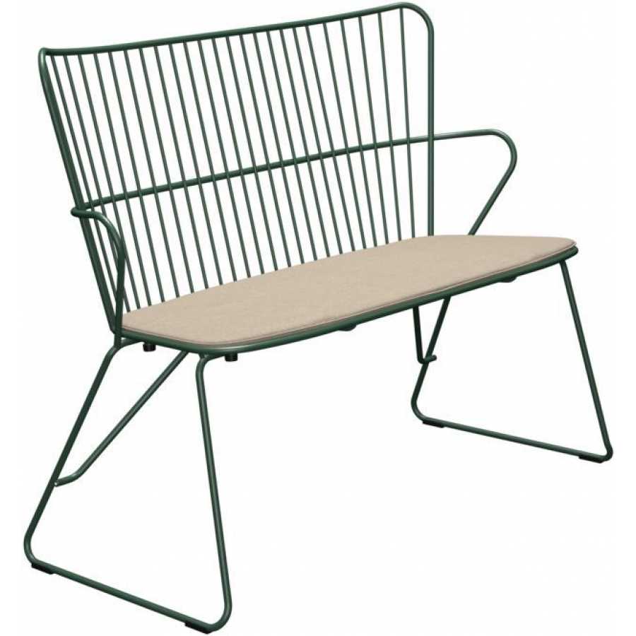 HOUE Paon Outdoor Bench - Pine Green