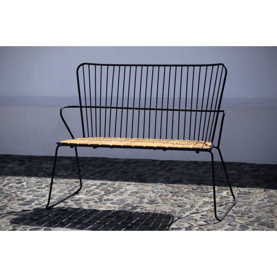 HOUE Paon Outdoor Bench - Black