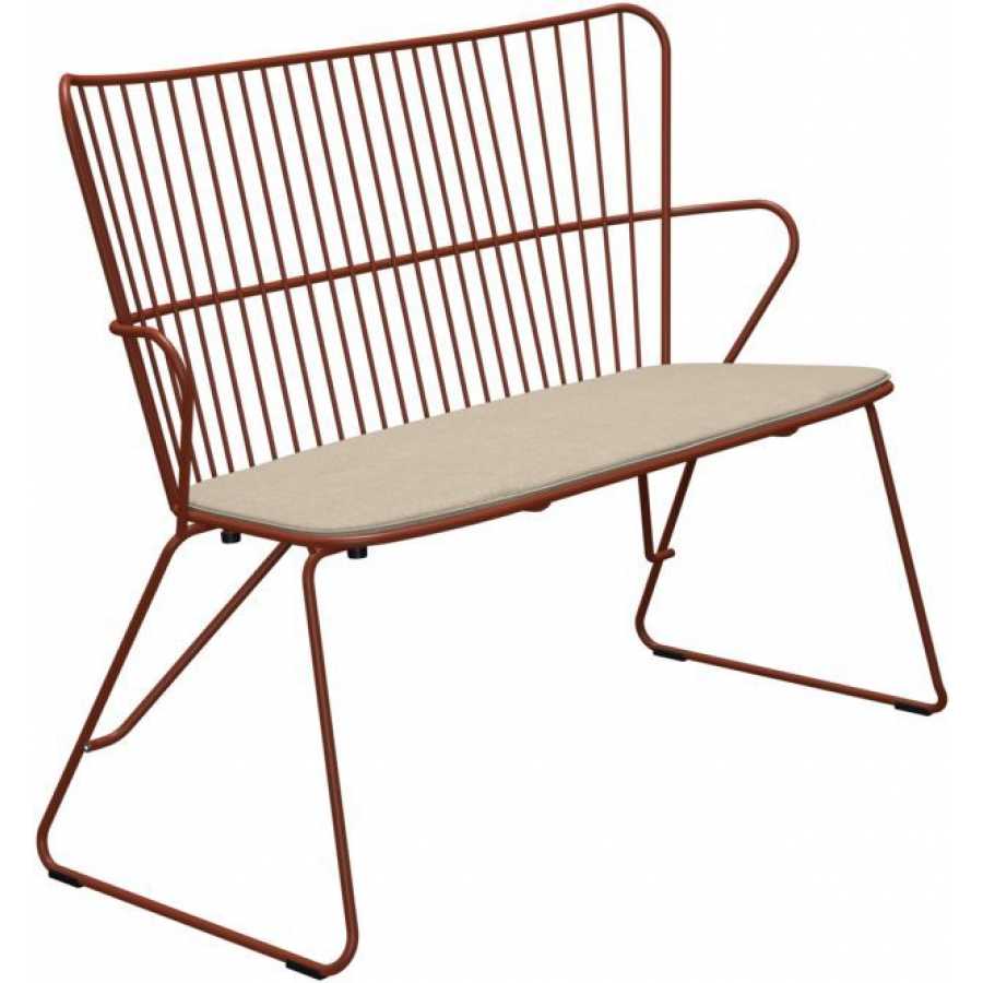 HOUE Paon Outdoor Bench - Paprika