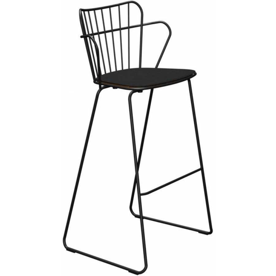 HOUE Paon Outdoor Bar Chair - Black