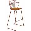Houe Paon Outdoor Bar Chair - Paprika