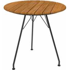 Houe Circum Outdoor Bistro Table - Bamboo & Black