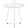 Houe Eyelet Outdoor Side Table - White