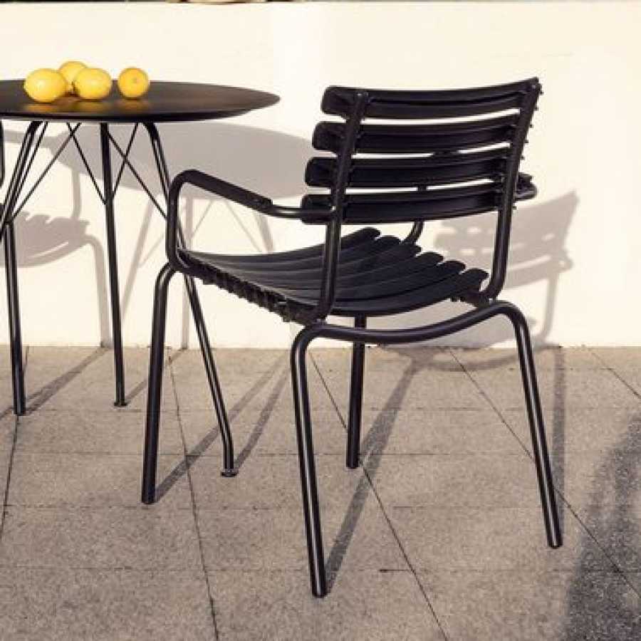 HOUE Reclips Outdoor Dining Chair - Black