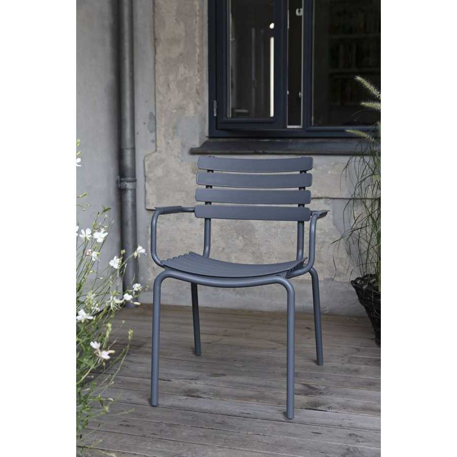 HOUE Reclips Outdoor Dining Chair - Dark Grey