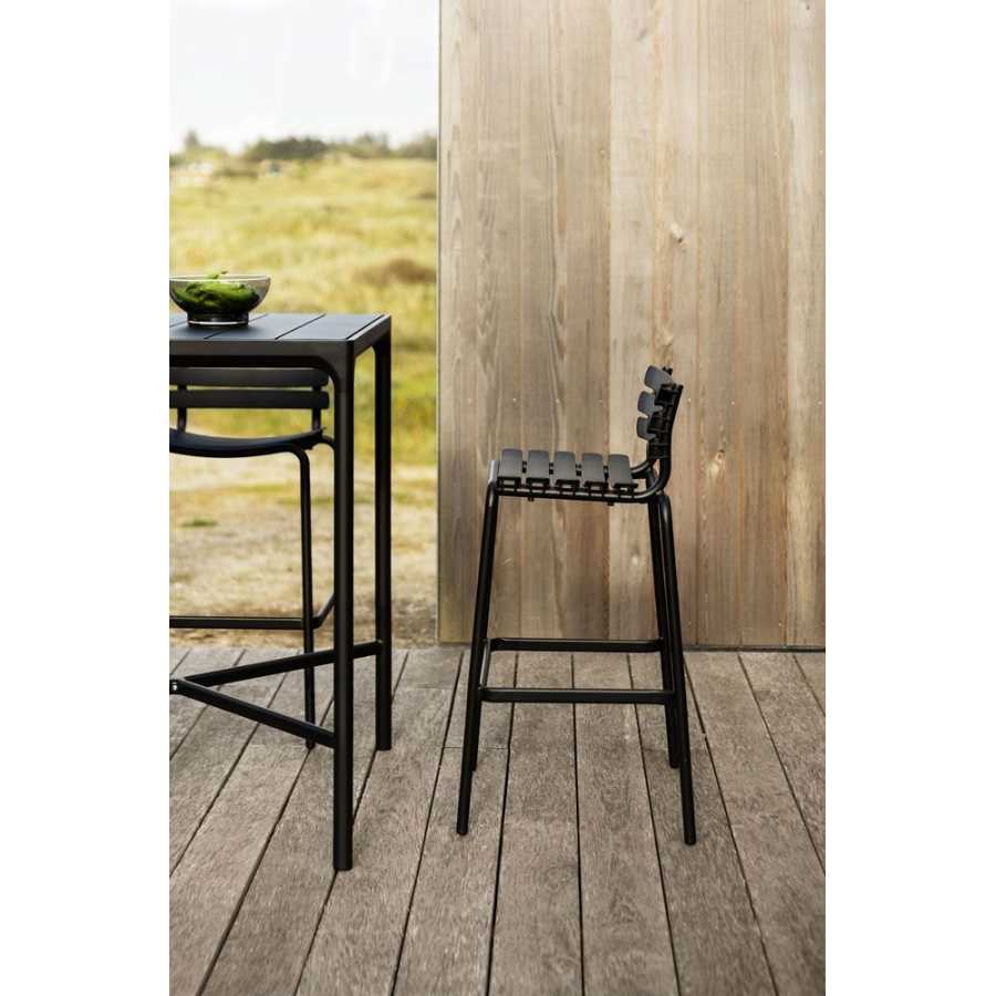 HOUE Reclips Outdoor Bar Chair - Black