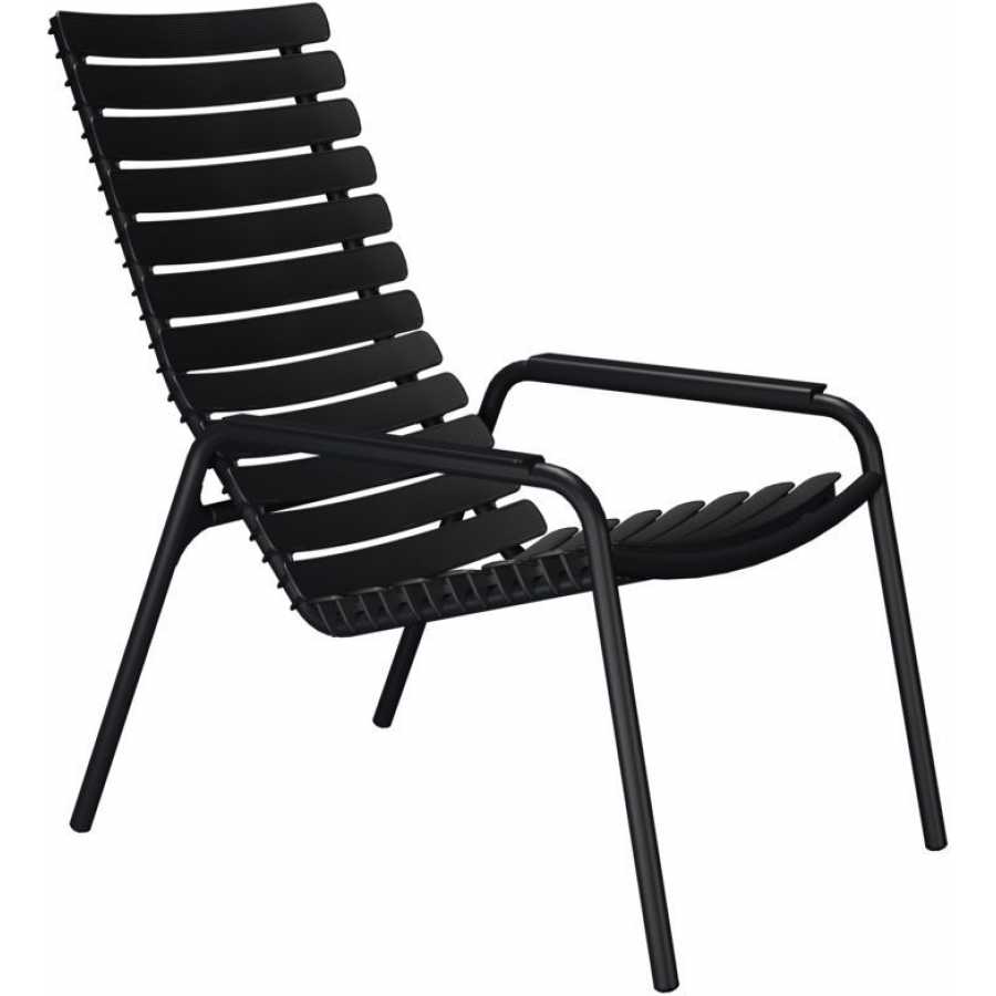 HOUE Reclips Outdoor Lounge Chair - Black