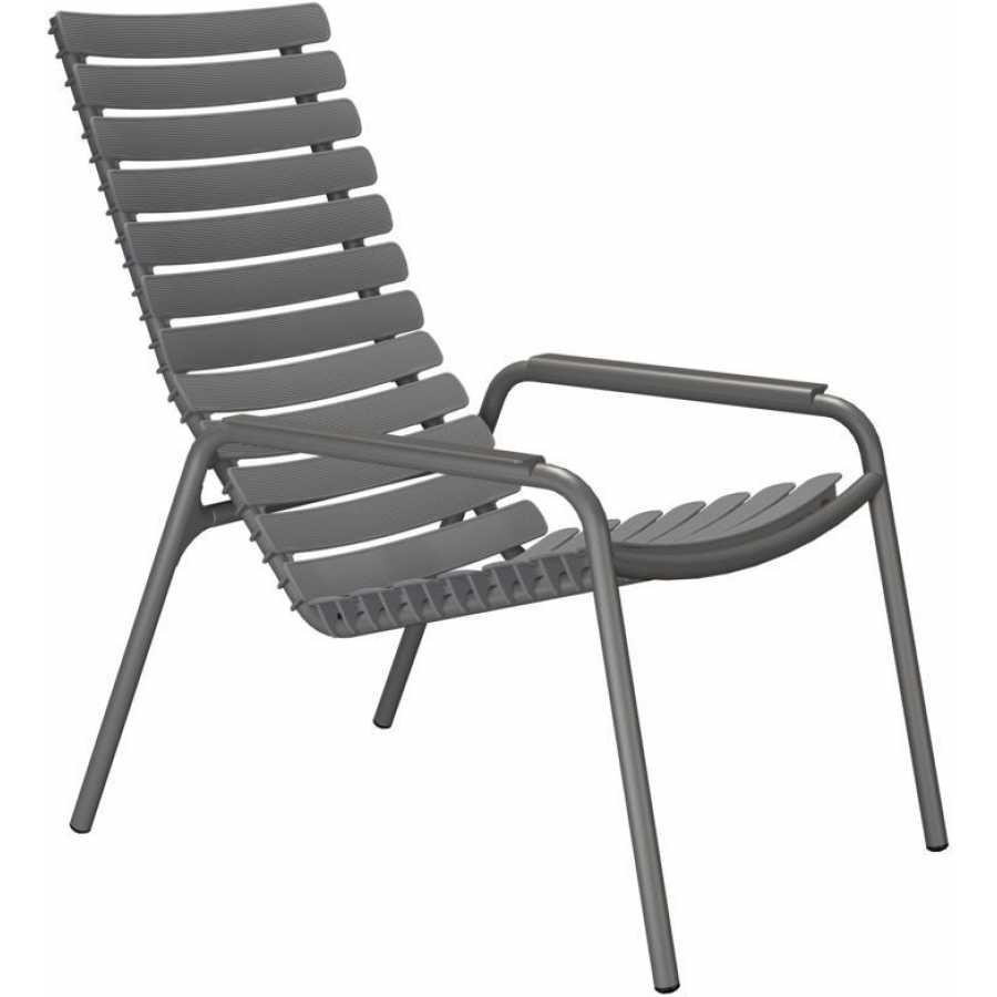 HOUE Reclips Outdoor Lounge Chair - Dark Grey