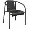 Houe Nami Outdoor Dining Chair With Arms - Black