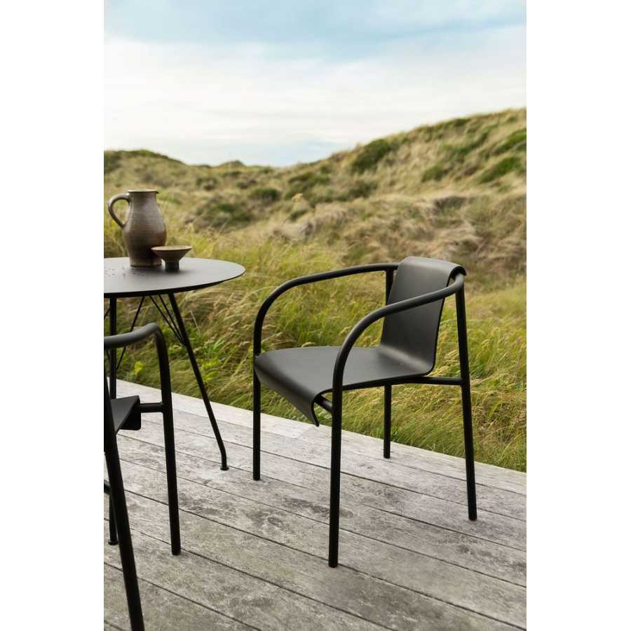 HOUE Nami Outdoor Dining Chair With Arms - Black