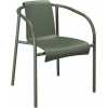 Houe Nami Outdoor Dining Chair With Arms - Olive Green