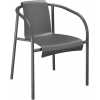 Houe Nami Outdoor Dining Chair With Arms - Dark Grey