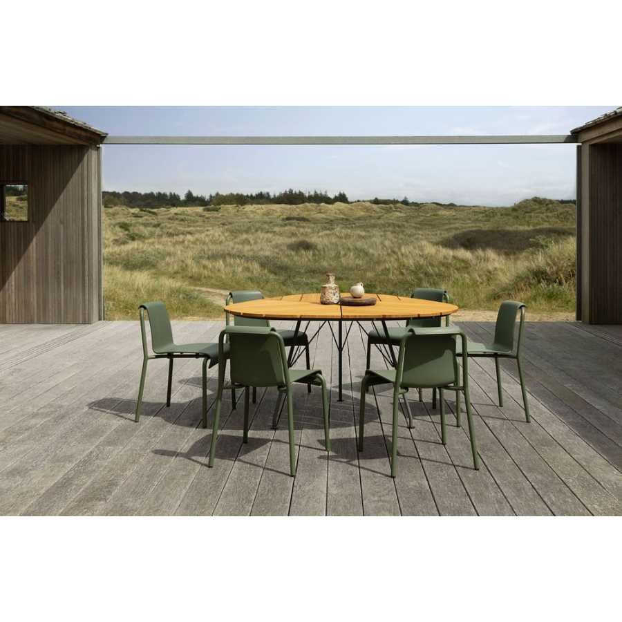HOUE Nami Outdoor Dining Chair - Olive Green