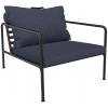 Houe Avon Outdoor Lounge Chair - Indigo & Black