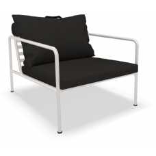 Houe Avon Outdoor Lounge Chair - Char & White