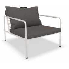 Houe Avon Outdoor Lounge Chair - Grey & White