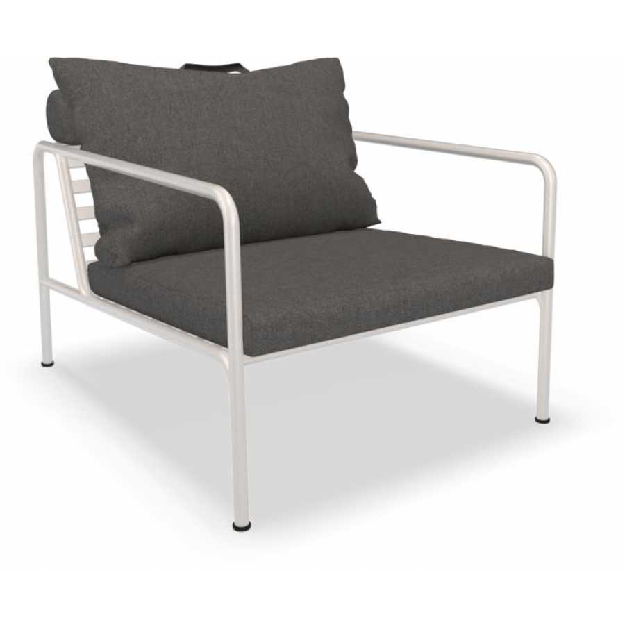 Houe Avon Lounge Chair - Grey & White