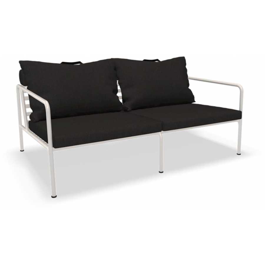 Houe Avon 2 Seater Outdoor Sofa - Char & White