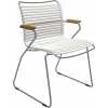 Houe Click Outdoor Dining Chair With Arms - White