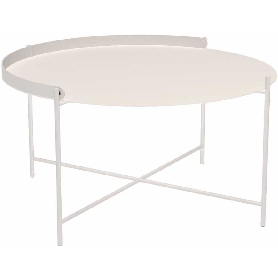 Houe Edge Outdoor Coffee Table - White - Large