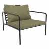 Houe Avon Outdoor Lounge Chair - Leaf & Black