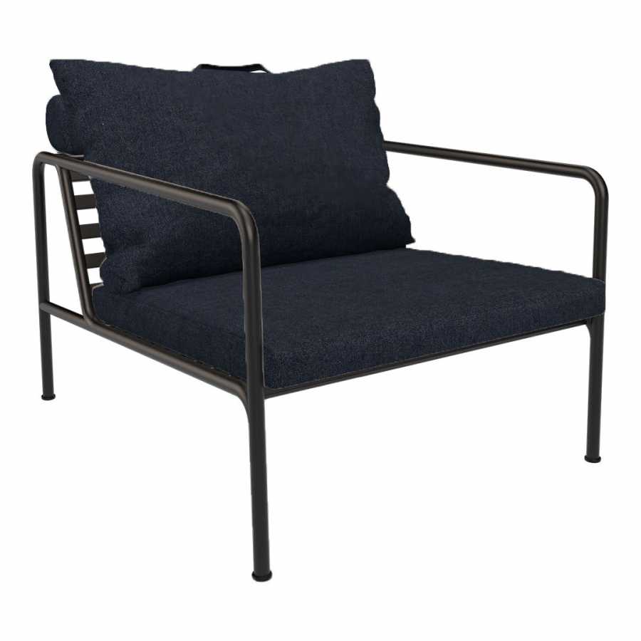 Houe Avon Outdoor Lounge Chair - Sky & Black