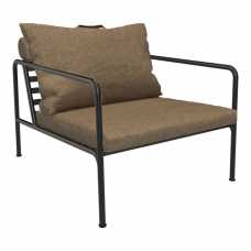 Houe Avon Outdoor Lounge Chair - Papyrus & Black