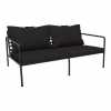 Houe Avon 2 Seater Outdoor Sofa - Char & Black