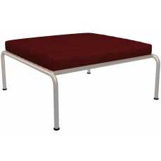 Houe Avon Outdoor Footstool - Scarlet & White