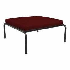 Houe Avon Outdoor Footstool - Scarlet & Black