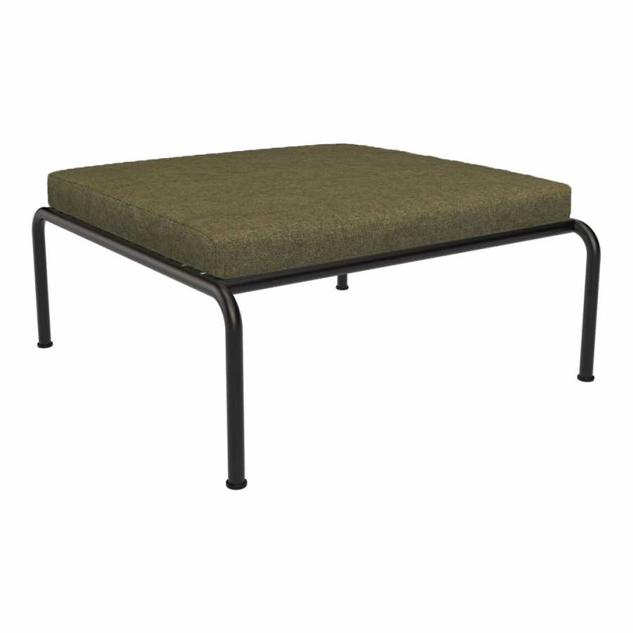 Houe Avon Outdoor Footstool - Moss & Black