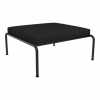 Houe Avon Outdoor Footstool - Char & Black