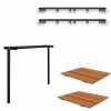 Houe Avanti Infinity Outdoor Modular Dining Table Extension Set - Double - Ash