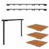 Houe Avanti Infinity Outdoor Modular Dining Table Extension Set - Triple - Ash