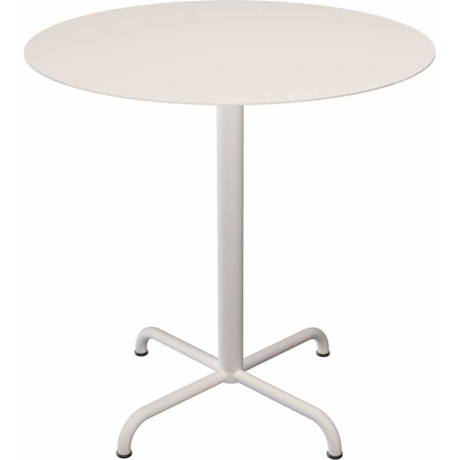 Houe Pico Round Cross Outdoor Bistro Table - White - Large