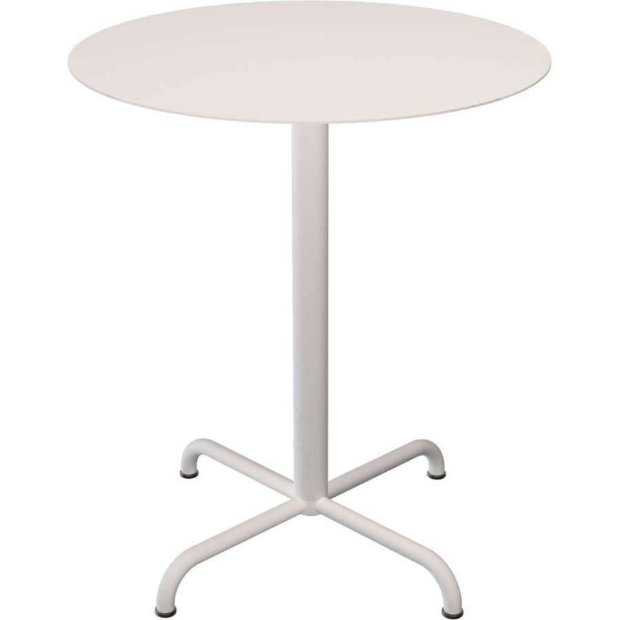 Houe Pico Round Cross Outdoor Bistro Table - White - Small