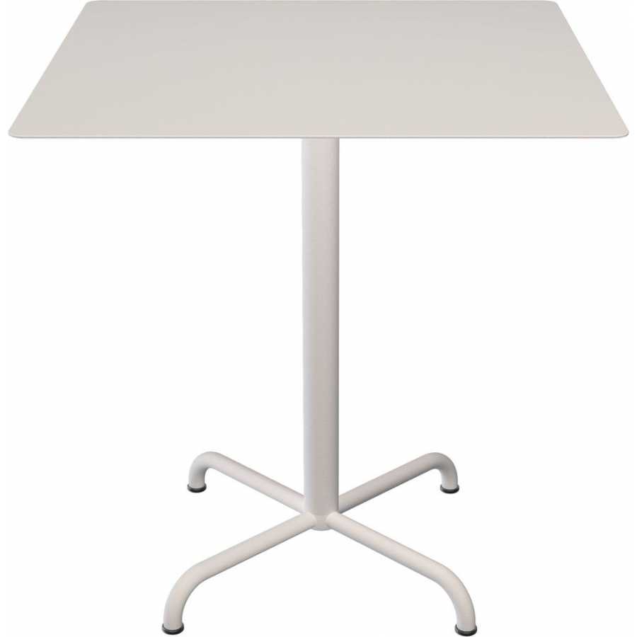 Houe Pico Square Cross Outdoor Bistro Table - White - Large