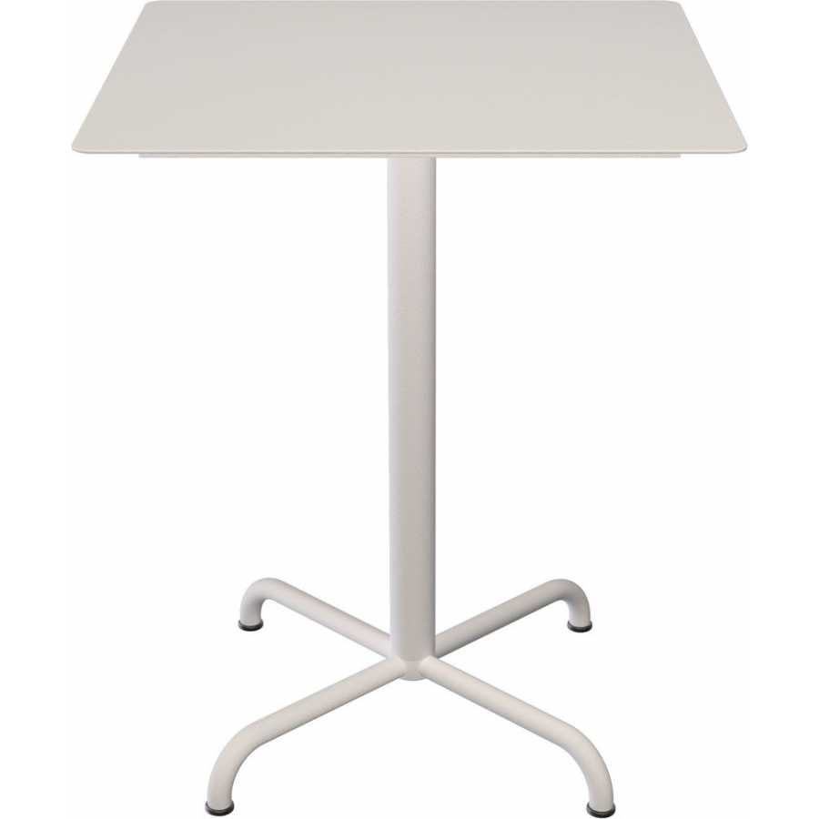 Houe Pico Square Cross Outdoor Bistro Table - White - Small