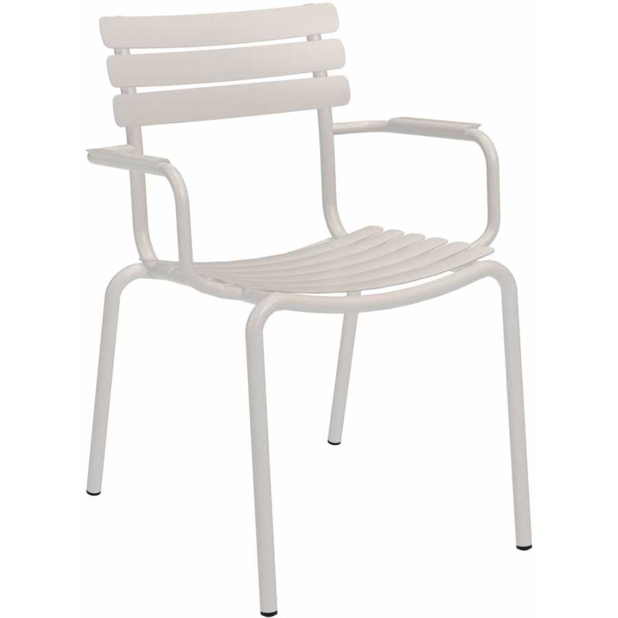 Houe Alua Outdoor Dining Chair With Arms - White