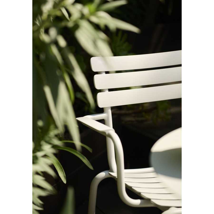 Houe Alua Outdoor Dining Chair With Arms - White